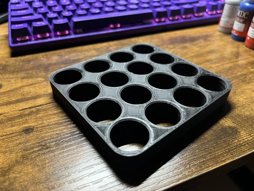 Khay Đựng Sơn Vallejo 16 Lọ: Giải Pháp Sắp Xếp Bàn Làm Việc Gọn Gàng - Image 3