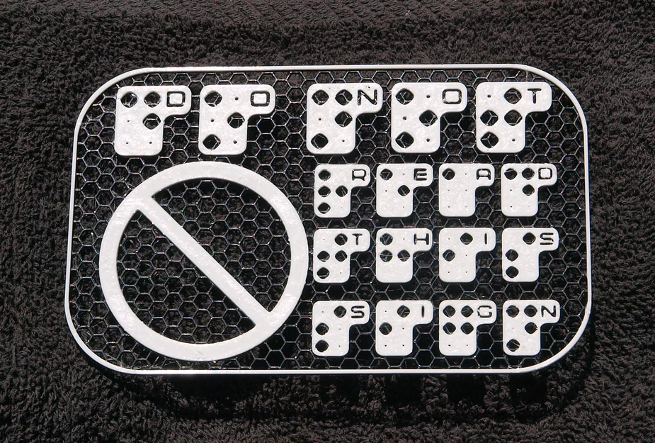 Bảng “Do Not Read This Sign” - Image 2