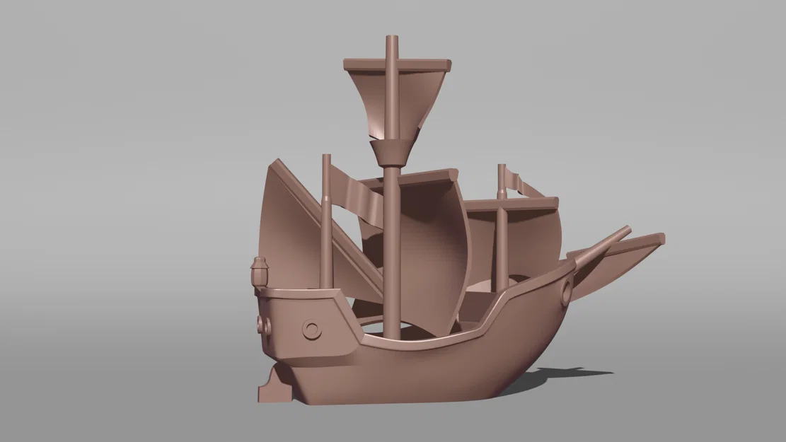 Mô hình Carrack Benchy - Phiên bản tàu cổ điển đầy nghệ thuật - Image 2