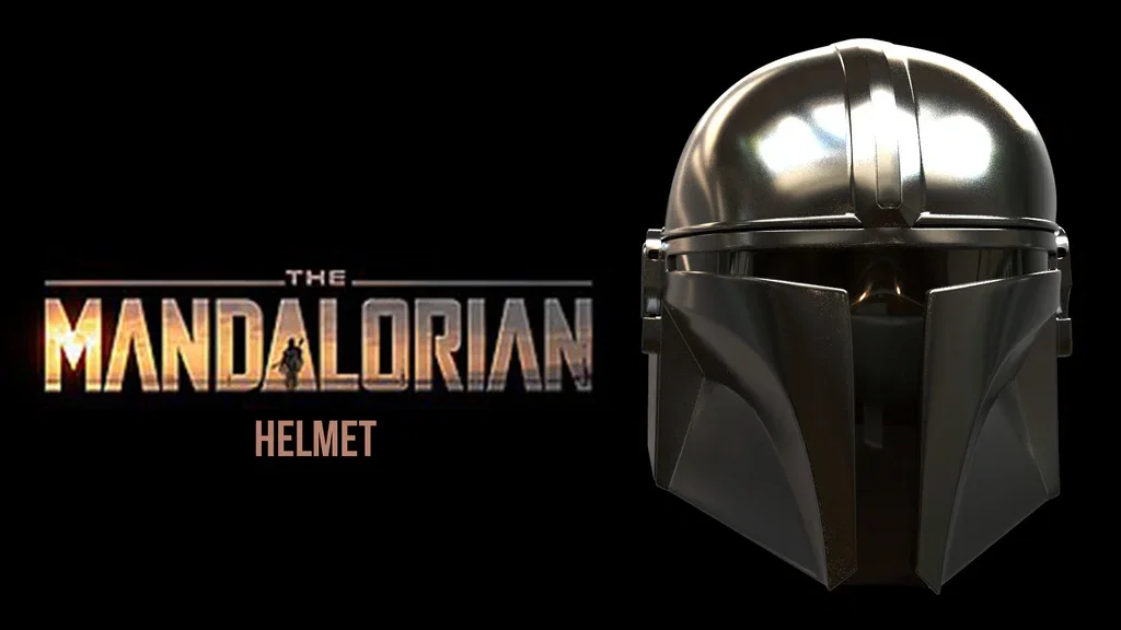 Mô hình mũ chiến binh Mandalorian (Mandalorian Helmet) in 3D - Image 1