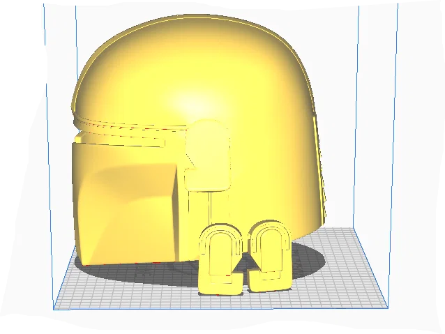 Mô hình mũ chiến binh Mandalorian (Mandalorian Helmet) in 3D - Image 2
