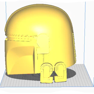 Mô hình mũ chiến binh Mandalorian (Mandalorian Helmet) in 3D