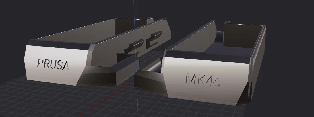 Bản mới: Prusa MK4s Side Bin có khe print sheet + khe USB, bản ngắn cho build plate - Image 7