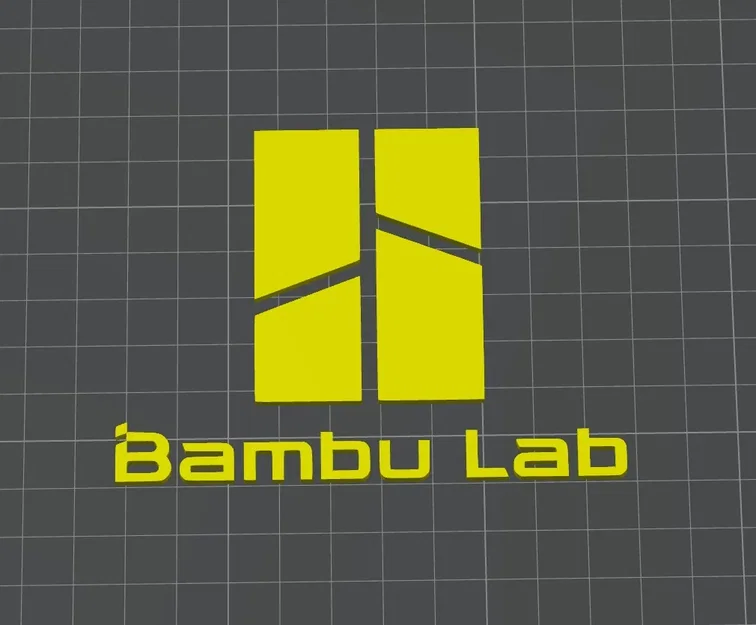 Mô hình logo thương hiệu Bambu Lab 3D cực chất cho máy in - Image 1