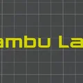 Mô hình logo thương hiệu Bambu Lab 3D cực chất cho máy in - Thumbnail 2