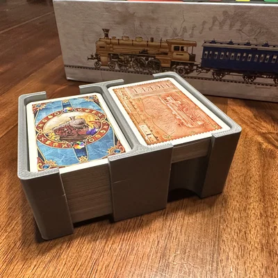 Insert/Organizer cho Ticket to Ride (kèm hộp tàu) - chia 4 mảnh