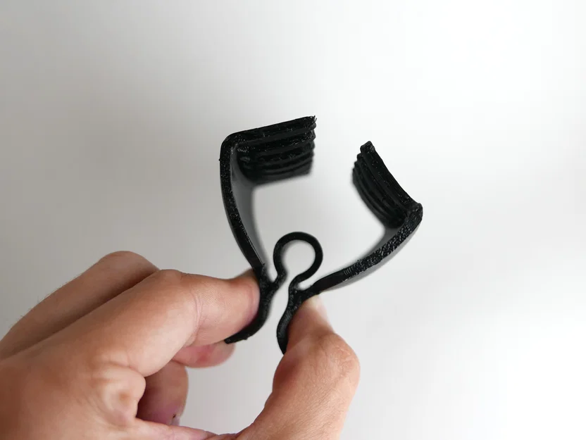 Kẹp Càng Cua Tóc (Hair Claw Clip) Redesigned – Print-in-Place - Image 4