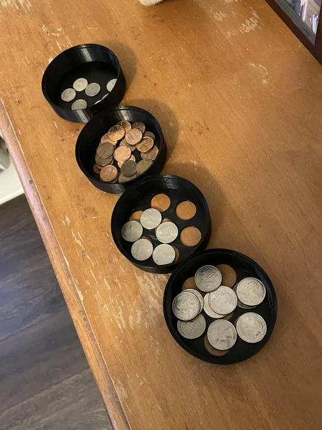 Khay phân loại tiền xu xếp chồng thông minh (Stackable US Coin Sorter) - Image 2