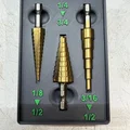 Khay Gridfinity giữ Step Drill Harbor Freight có nam châm - Thumbnail 1