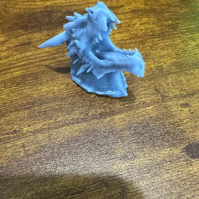 Mô hình đầu rồng 3D treo tường đầy ấn tượng cho người yêu fantasy