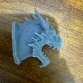 Mô hình đầu rồng 3D treo tường đầy ấn tượng cho người yêu fantasy - Thumbnail 3