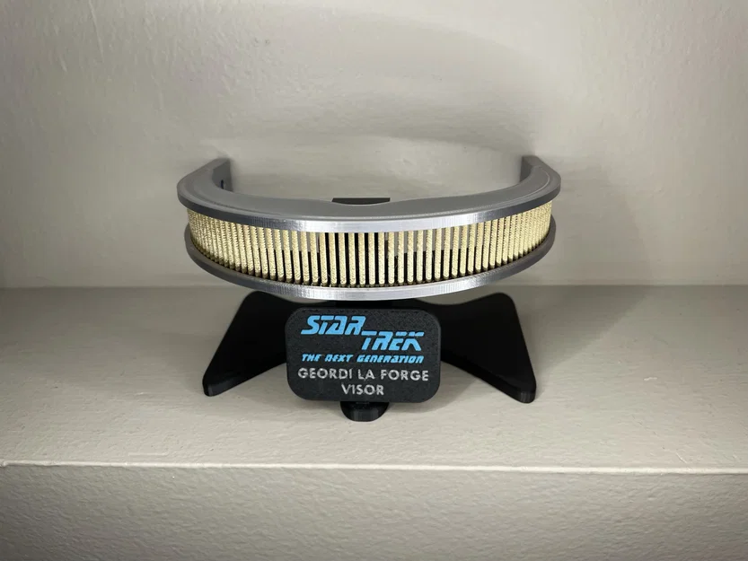 Star Trek TNG VISOR (Phụ kiện cosplay in 3D) - Image 1