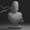 Mô hình tượng Solid Snake 3D (Metal Gear Solid) - Sẵn sàng để in - Thumbnail 1
