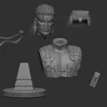 Mô hình tượng Solid Snake 3D (Metal Gear Solid) - Sẵn sàng để in - Thumbnail 2