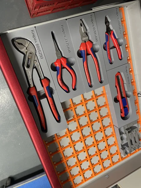 Khay đựng kìm Knipex 3125160 chuẩn Gridfinity 3D - Image 3