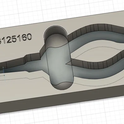 Khay đựng kìm Knipex 3125160 chuẩn Gridfinity 3D