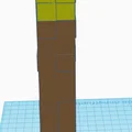 MINECRAFT - Đuốc treo tường (có lỗ gắn đèn pin) - Thumbnail 4
