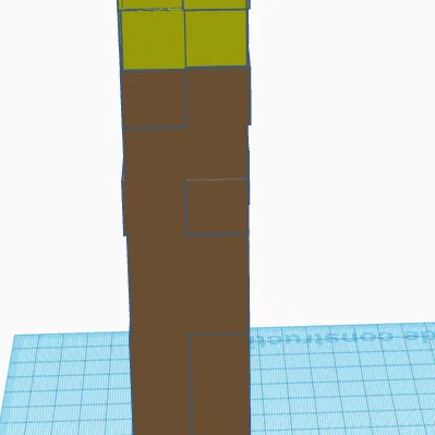 MINECRAFT - Đuốc treo tường (có lỗ gắn đèn pin)