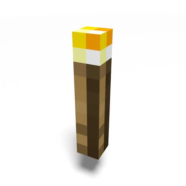 MINECRAFT - Đuốc treo tường (có lỗ gắn đèn pin) - Image 6