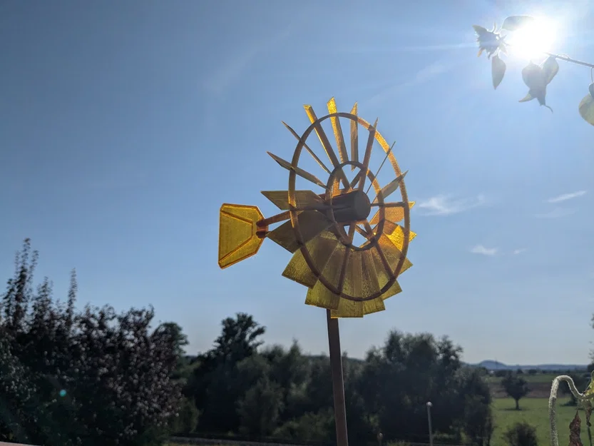 Cối Gió Phong Cách Western (Western Style Windmill) - Image 1