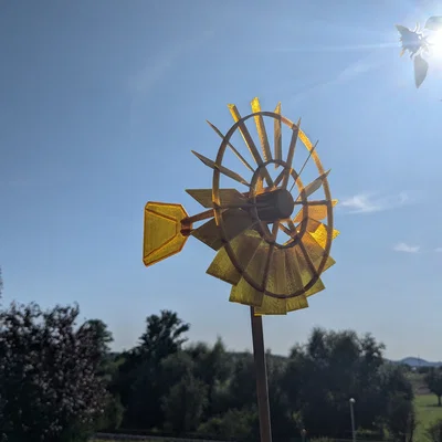 Cối Gió Phong Cách Western (Western Style Windmill)