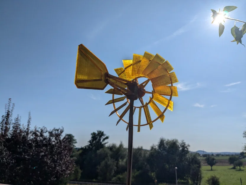 Cối Gió Phong Cách Western (Western Style Windmill) - Image 2