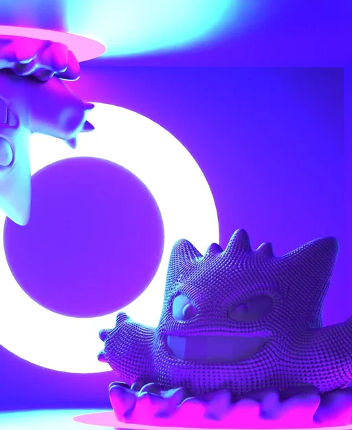 Knitted Gengar – Gengar Đan Len Dễ Thương Ma Mị - Image 2