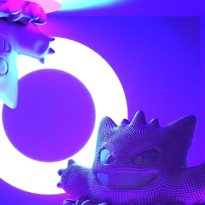 Knitted Gengar – Gengar Đan Len Dễ Thương Ma Mị