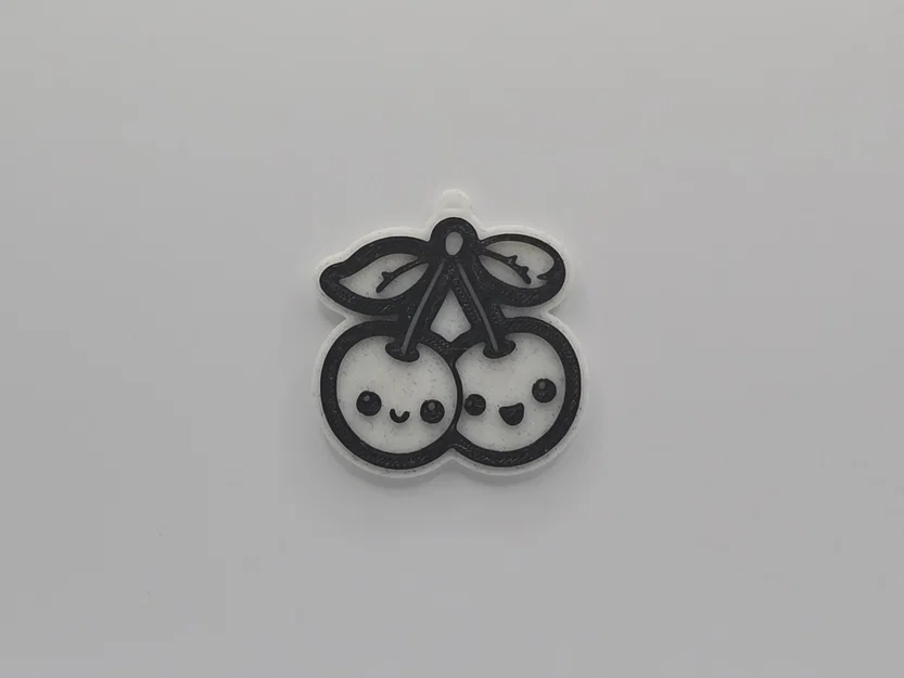 Móc khóa trái anh đào (Cute Cherries Keychain) dễ thương cho bạn - Image 1