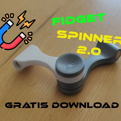 Fidget spinner 2.0 có nam châm