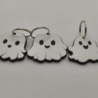 Móc khóa ma Halloween - 3 nhân vật Ghost