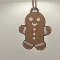 Bộ trang trí/móc khóa Giáng Sinh - bông tuyết, người bánh gừng & chữ xmas - Thumbnail 4