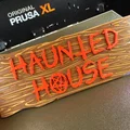 Bảng hiệu Ngôi Nhà Ma Halloween (Halloween Haunted House Sign) - Thumbnail 2