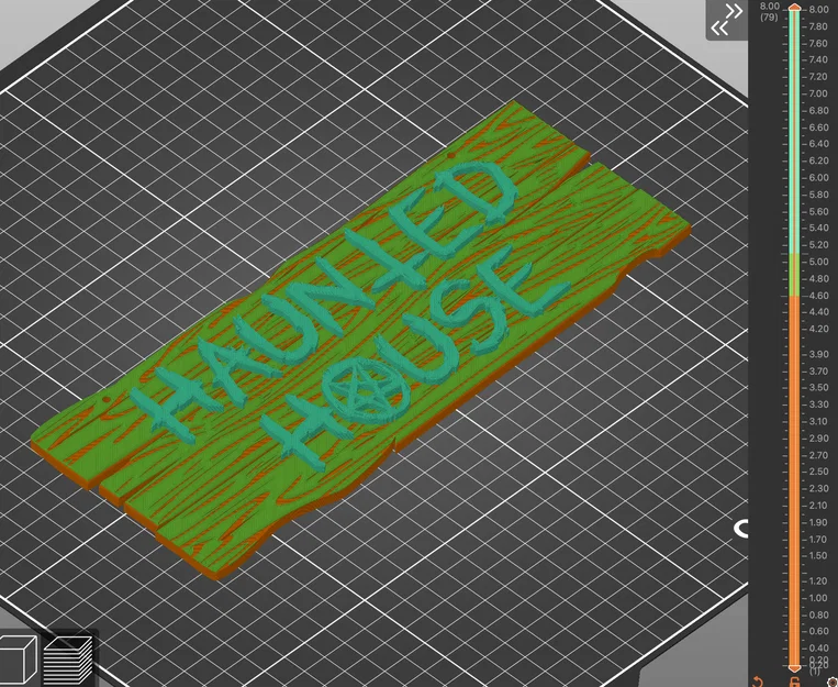 Bảng hiệu Ngôi Nhà Ma Halloween (Halloween Haunted House Sign) - Image 3