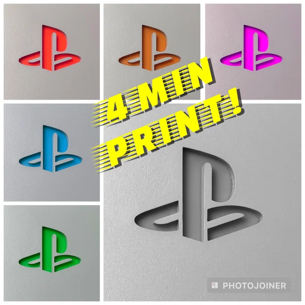 Miếng Insert Logo PlayStation PS5 – In nhanh 4 phút! - Image 1