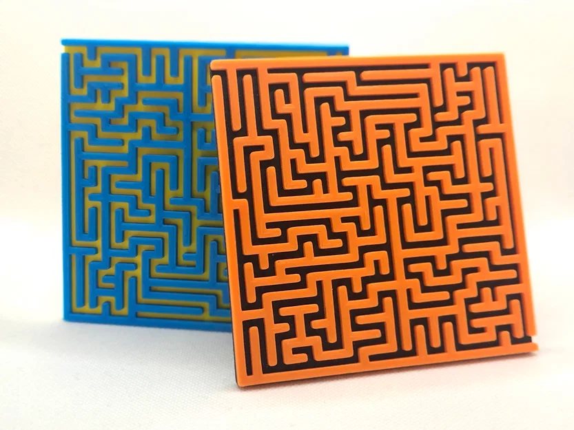 Maze Coaster – Lót ly mê cung - Image 1