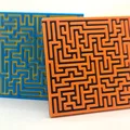 Maze Coaster – Lót ly mê cung - Thumbnail 1