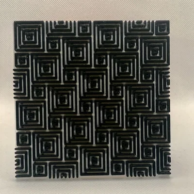 Miếng lót ly đánh lừa thị giác (Optical Illusion Coaster) 3D
