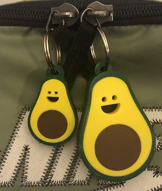 Móc khóa charm quả bơ (AVOCADO KEYCHAIN CHARM) - Image 1