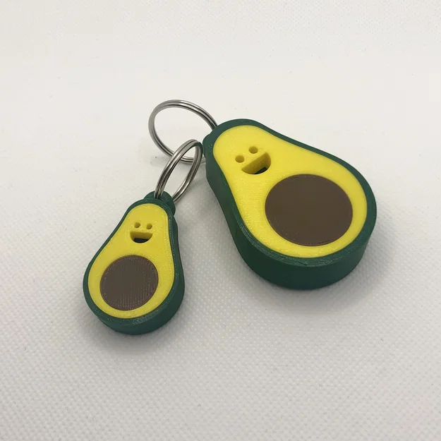 Móc khóa charm quả bơ (AVOCADO KEYCHAIN CHARM) - Image 2