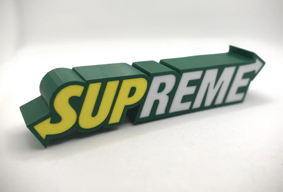 Chặn giấy logo SUBWAY SUPREME - Image 1