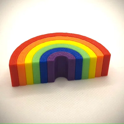 Mô hình cầu vồng Pride 3D - Phụ kiện trang trí bàn làm việc cực xinh