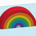 Mô hình cầu vồng Pride 3D - Phụ kiện trang trí bàn làm việc cực xinh - Thumbnail 3
