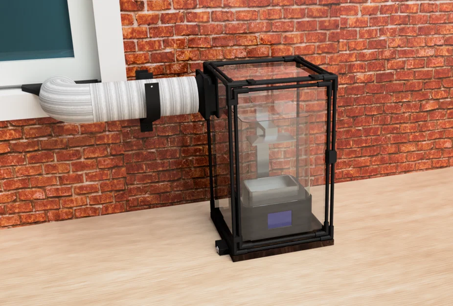Bộ chuyển đổi ống thoát khí 4 inch cho cửa sổ máy in 3D - Image 3