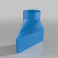 Bộ chuyển đổi ống thoát khí 4 inch cho cửa sổ máy in 3D - Thumbnail 4