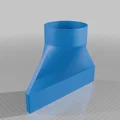 Bộ chuyển đổi ống thoát khí 4 inch cho cửa sổ máy in 3D - Thumbnail 5