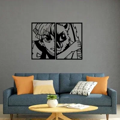 Zenitsu Agatsuma Demon Slayer & Inosuke Hashibira Demon Slayer