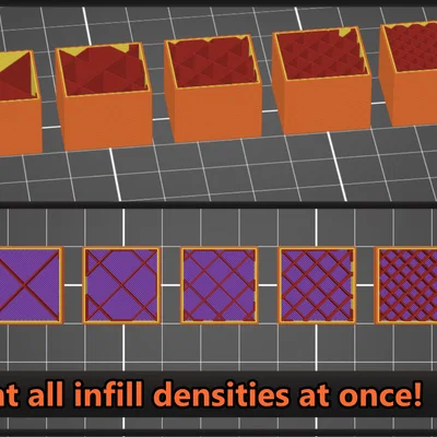 Infill Visualization Tool – Bộ tham chiếu nhìn mật độ infill thực tế