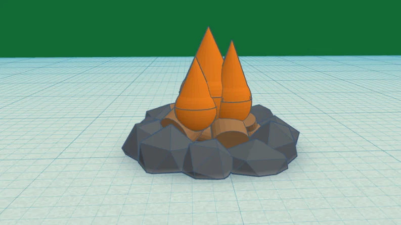 Mô hình khung cảnh cắm trại tỉ lệ N Scale - Image 3