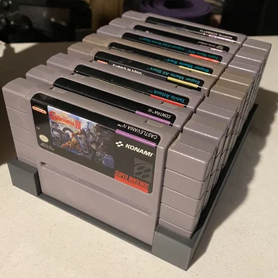 Khay đựng băng game Super Nintendo (SNES)